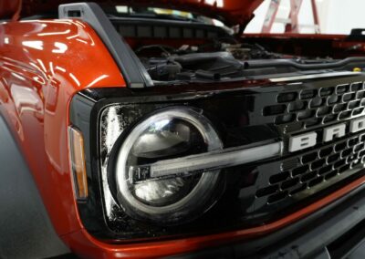 Ford Bronco Paint Protection Film Installation headlights